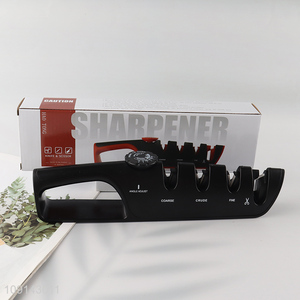 China Imports 3-Stage Manual Knife Sharpener for Polishing and Grinding