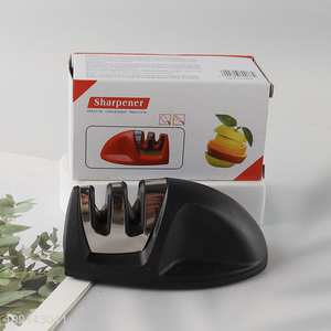 Good Quality 2-Stage Knife Sharpener Small Portable Knife Sharpener