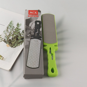 New Arrival Double Sided Knife Sharpener Hand-Held Diamomd Knife Sharper