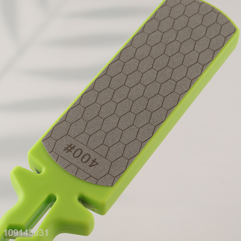 New Arrival Double Sided Knife Sharpener Hand-Held Diamomd Knife Sharper