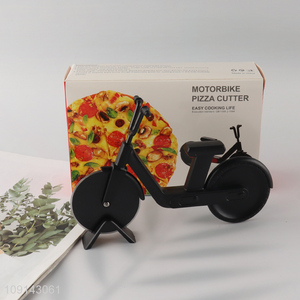 New Product Motorcycle Pizza Cutter Wheel Stainless Steel Pizza Tools