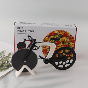 Online Wholesale Bicycle Pizza Cutter Wheel Bike Shaped Pizza Knife