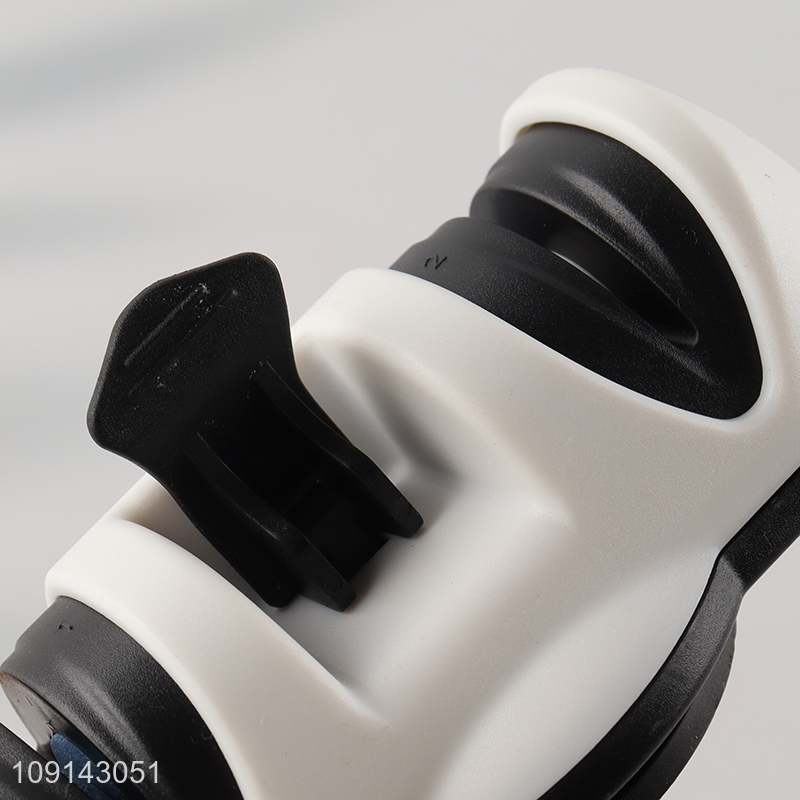 New Product 2-Stage Cute Knife Sharpener Suction Cup Knives Whetstone