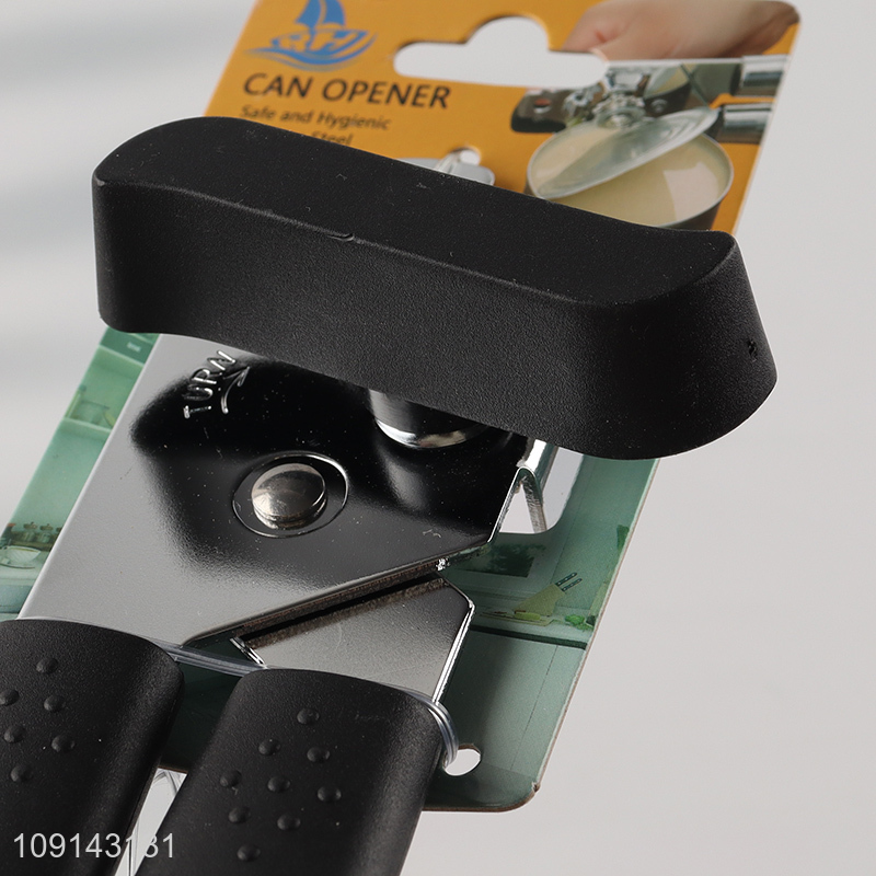 High Quality Manual Hand-Held Can Bottle Opener with Non-Slip Handle