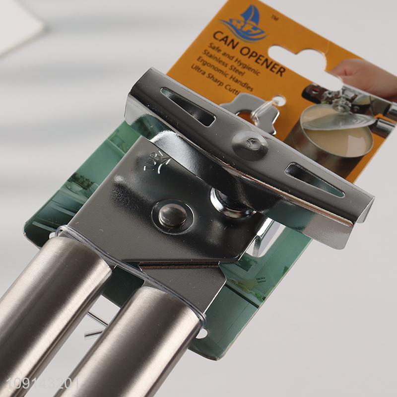 High Quality Manual Hand-Held Can Bottle Opener with Non-Slip Handle