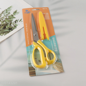 New Arrival Stainless Steel Office School Scissors with Protective Sheath