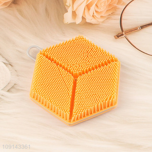 Hot selling household silicone shower massage brush bath brush wholesale
