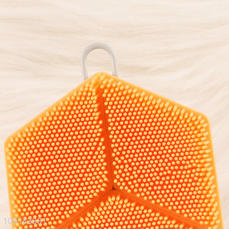 Hot selling household silicone shower massage brush bath brush wholesale