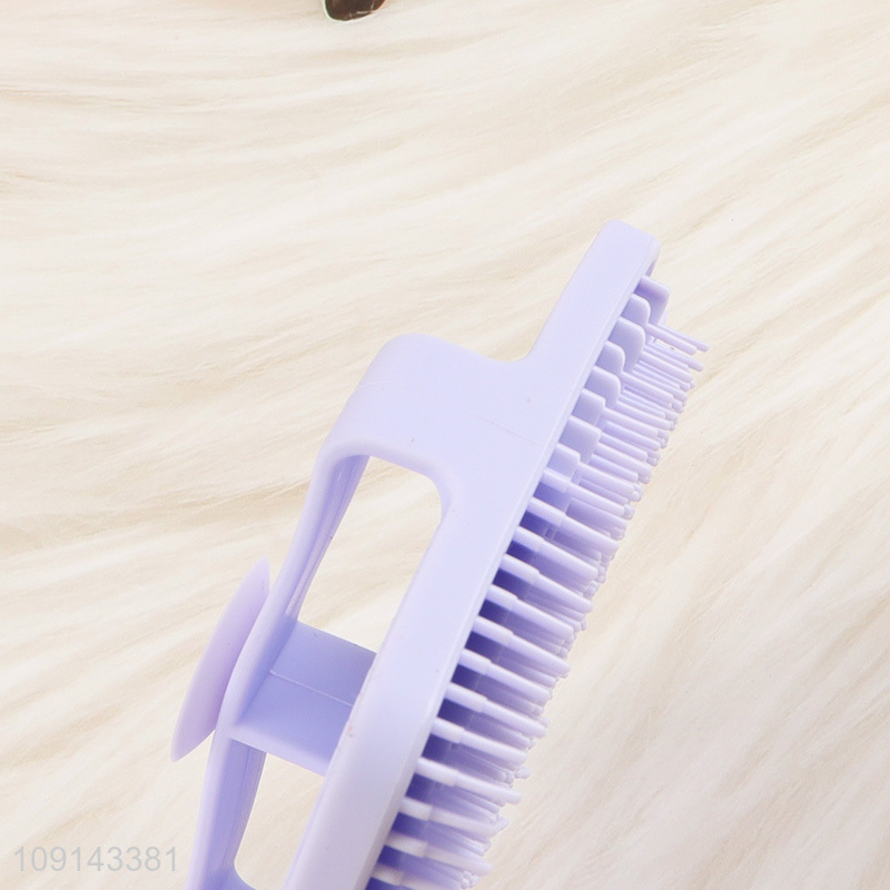 China factory multicolor silicone square bath brush shower massage brush