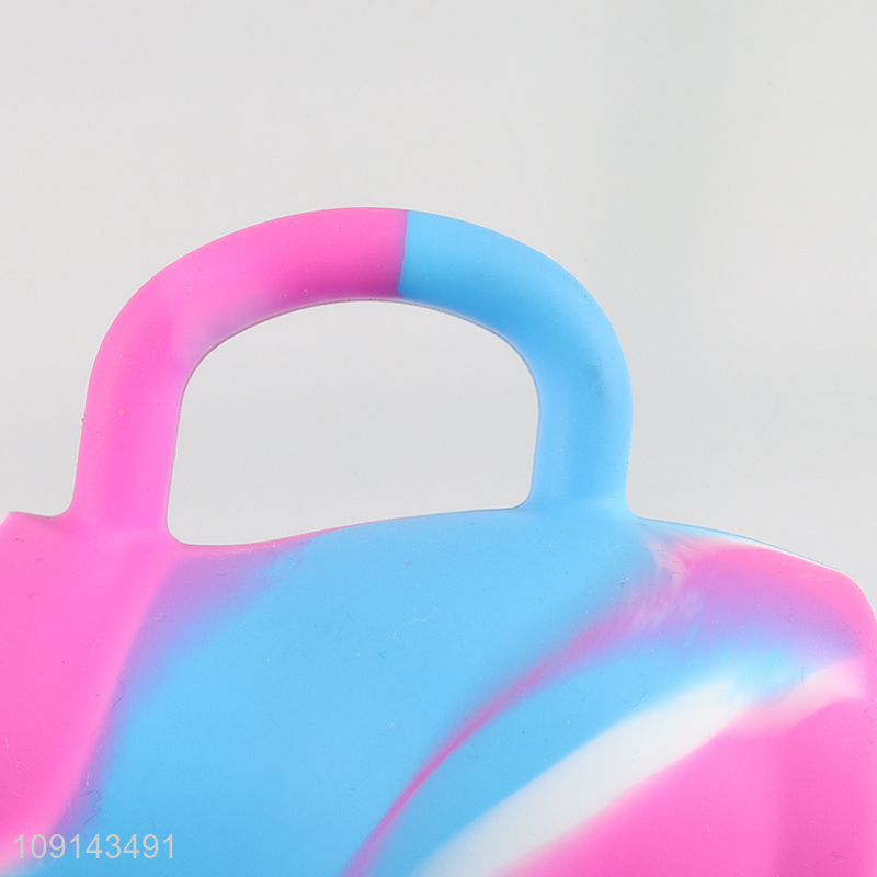 Top sale 360ml silicone body shape unbreakable water cup with handle