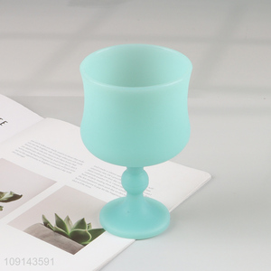 Best sale 230ml silicone goblet cup wine glasses champagne glasses wholesale