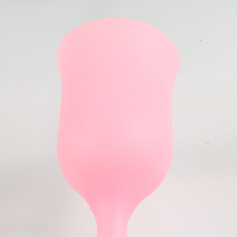 Factory wholesale pink 180ml silicone goblet cup champagne glasses