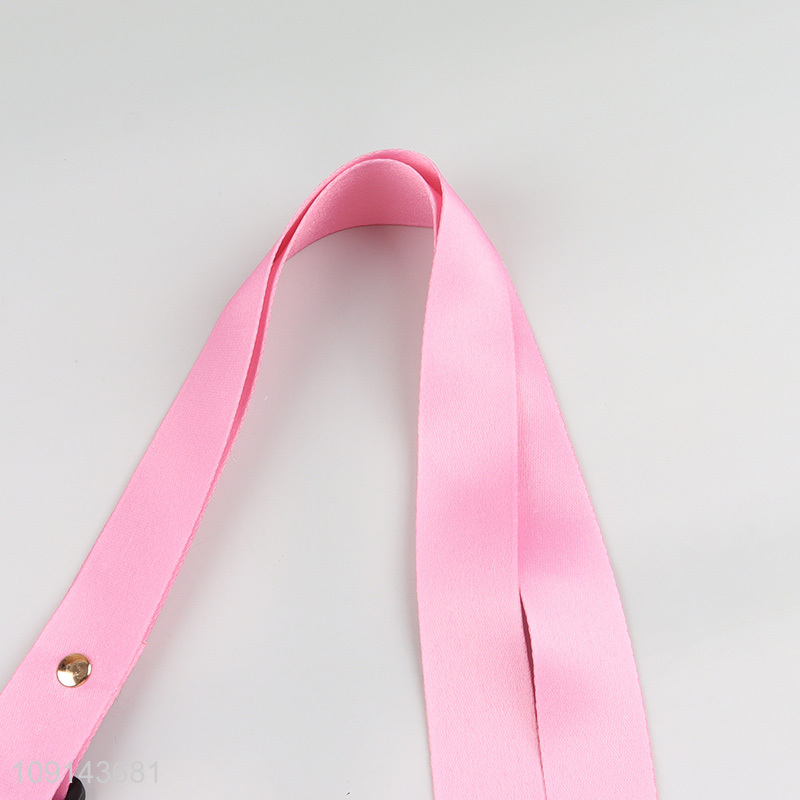 Good price pink silicone portable round girls messenger bag for sale