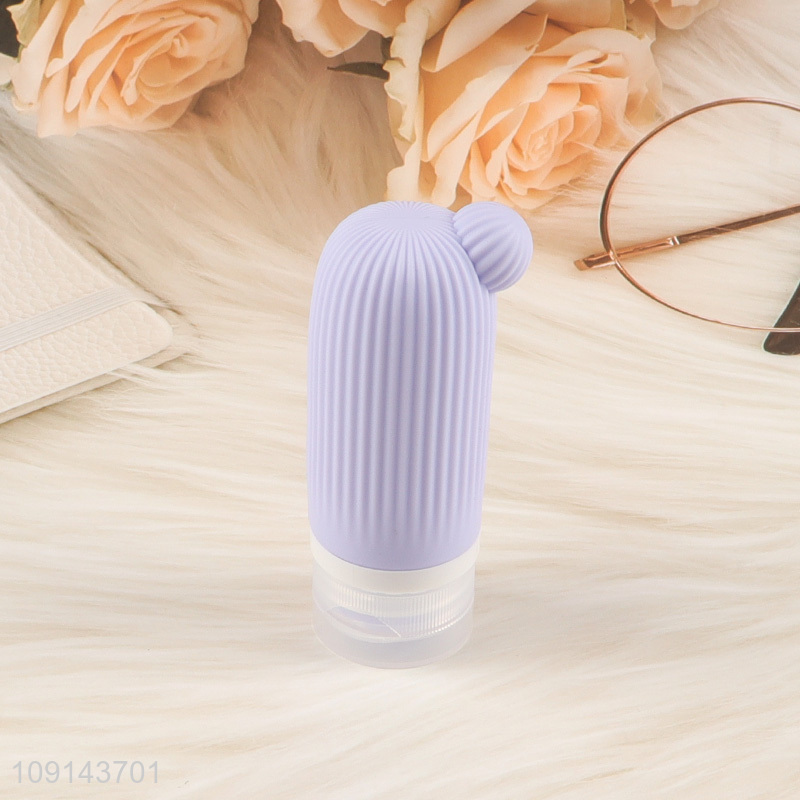 Yiwu market portable travel silicone bottle 60ml lotion bottle