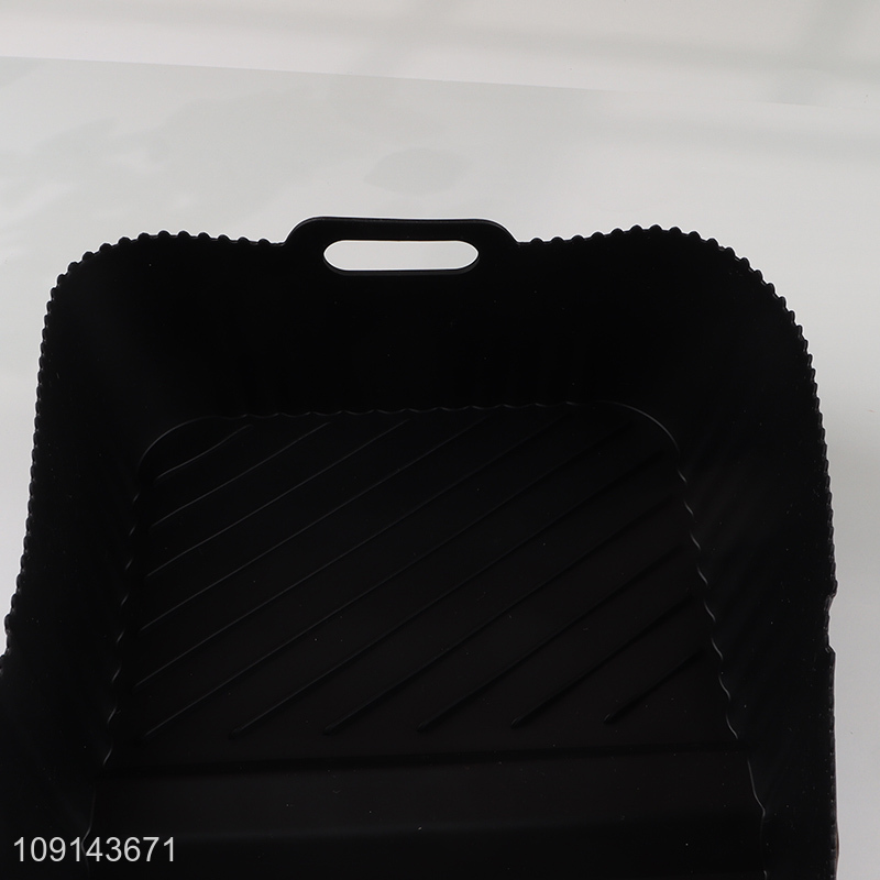 Online wholesale rectangle silicone air fryer liner for kitchen supplies