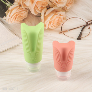 China factory portable travel bottle silicone lotion squeeze bottle for sale