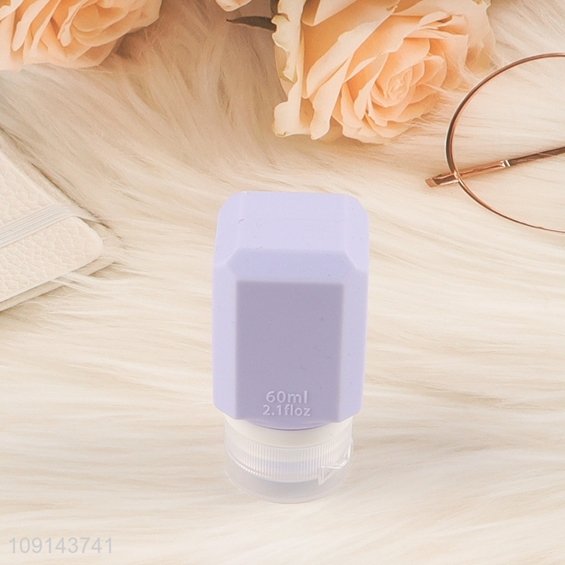 Best quality multicolor portable travel bottle silicone squeeze bottle for sale