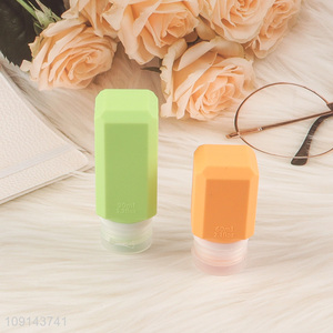 Best quality multicolor portable travel bottle silicone squeeze bottle for sale