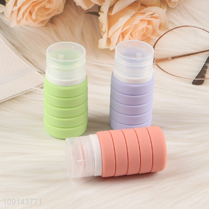 Factory wholesale multicolor silicone lotion bottle squeeze bottle for travel