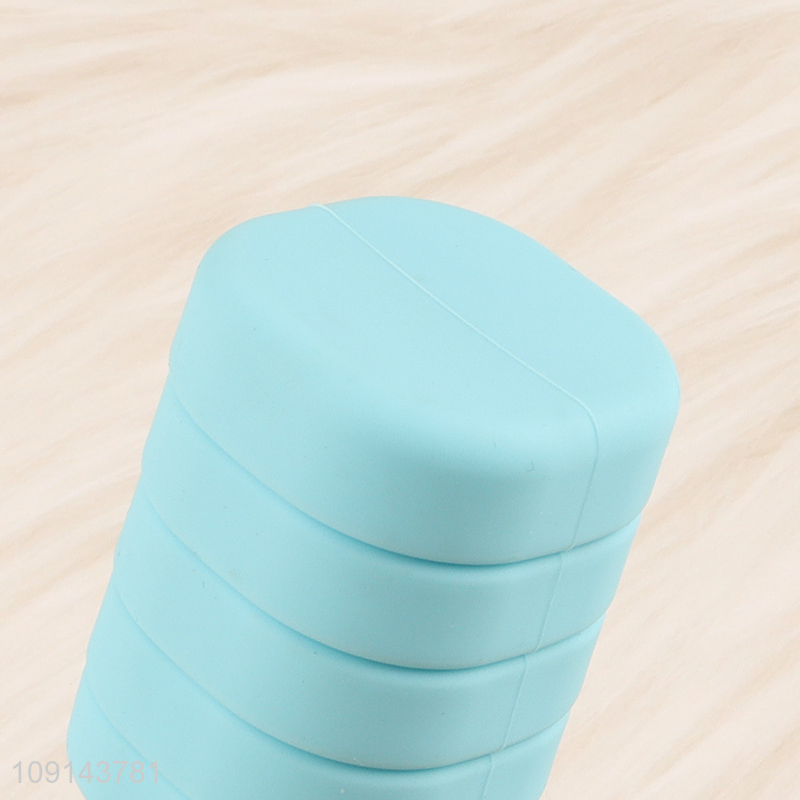Best selling folding portable silicone empty bottle lotion bottle wholesale