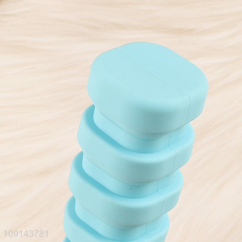 Best selling folding portable silicone empty bottle lotion bottle wholesale