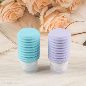 China products folding silicone travel bottle 90ml lotion bottle for sale