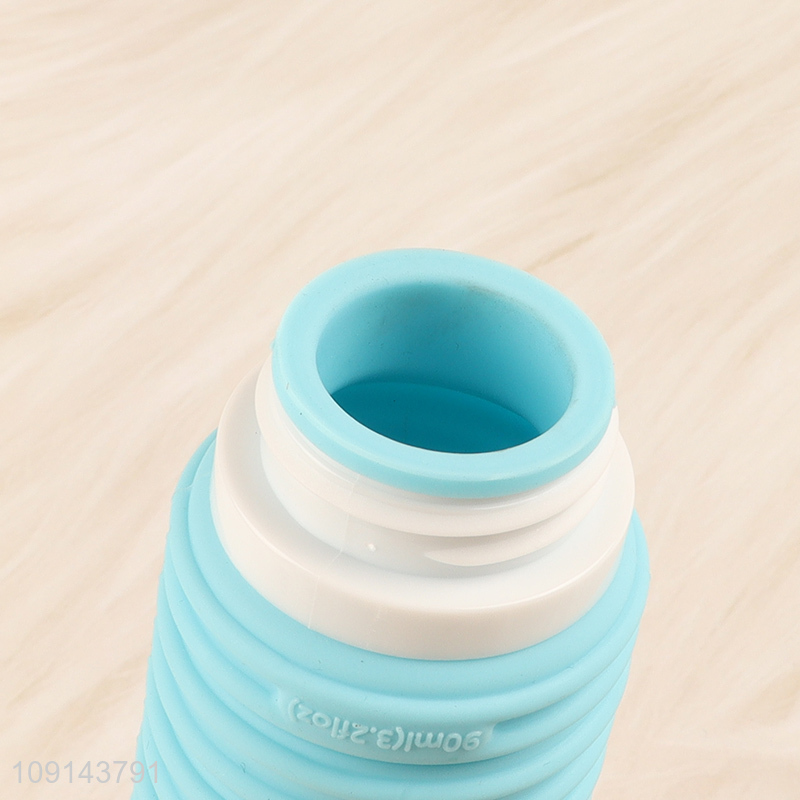 China products folding silicone travel bottle 90ml lotion bottle for sale