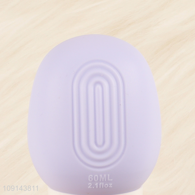 Best selling portable travel 60ml lotion bottle squeeze bottle wholesale