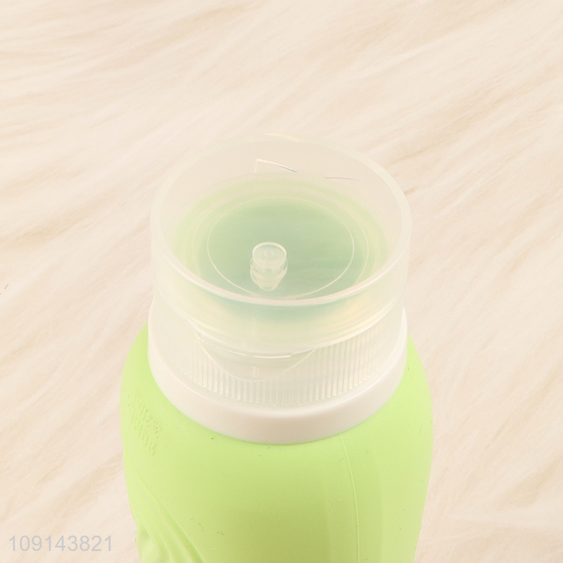 Most popular silicone 90ml travel bottle lotion squeeze bottle for sale