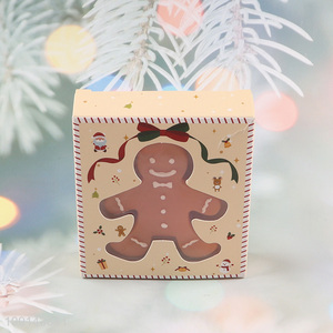 China products gingerbread man shape christmas scented candle for gifts