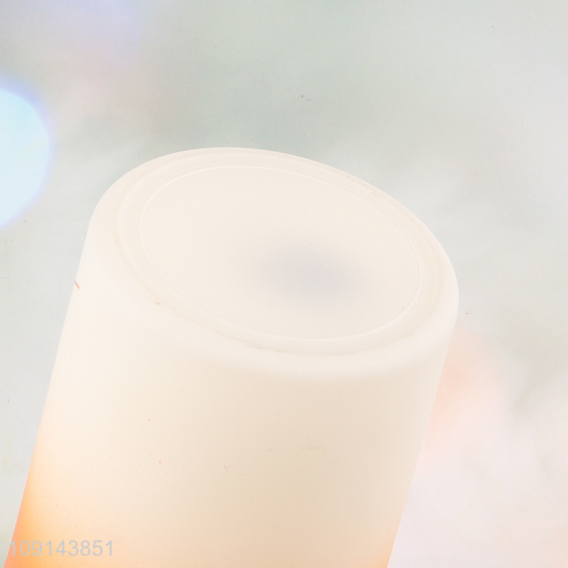 Hot selling home decor long lasting scented candle aromatherapy frosted cup