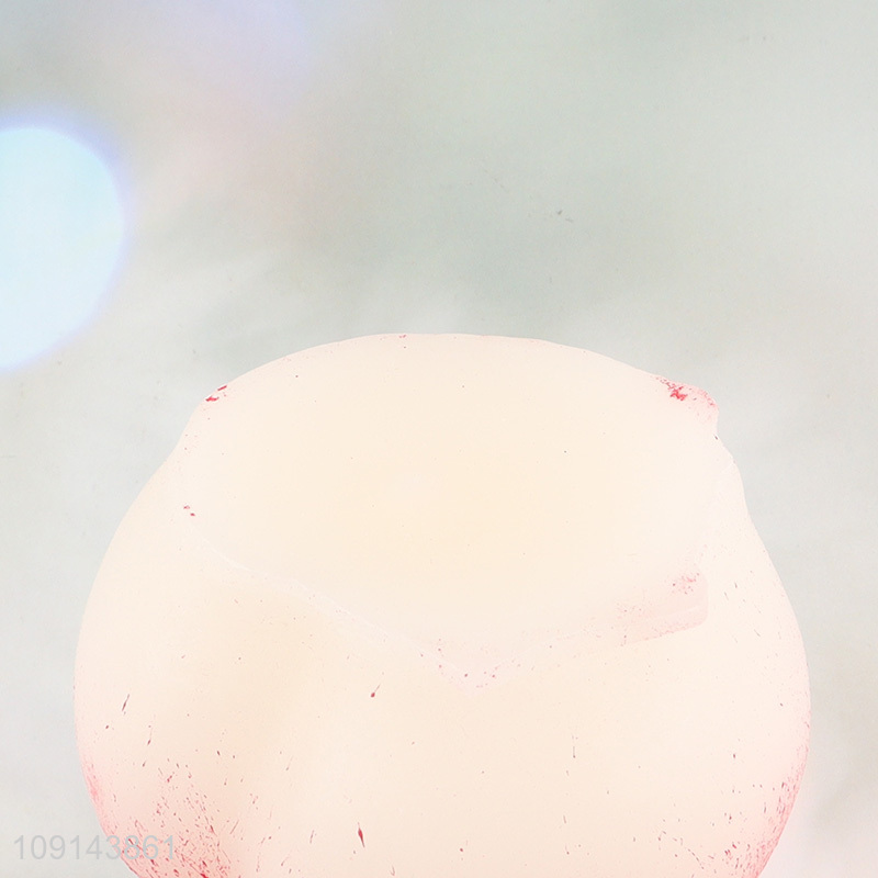 Top selling peach shape long lasting scented candle for home decor