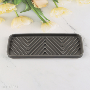Hot selling tpr kitchen sink tray drain pad tableware holder