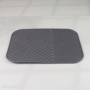 Popular products tpr non-slip dish drying mat for kitchen