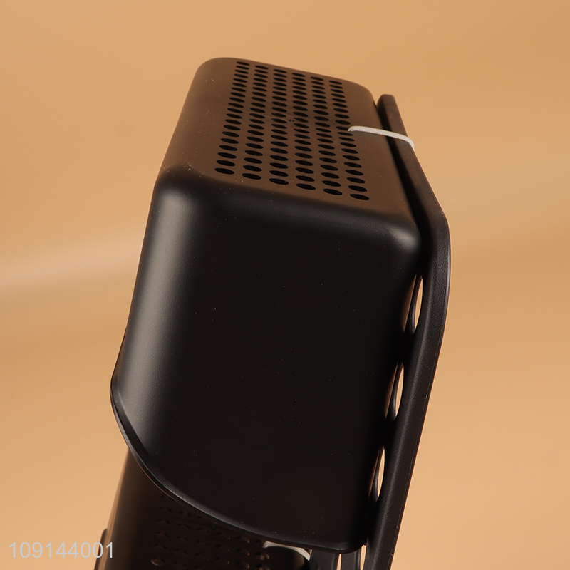 China products black plastic bathroom hanging storage basket bathroom shelves