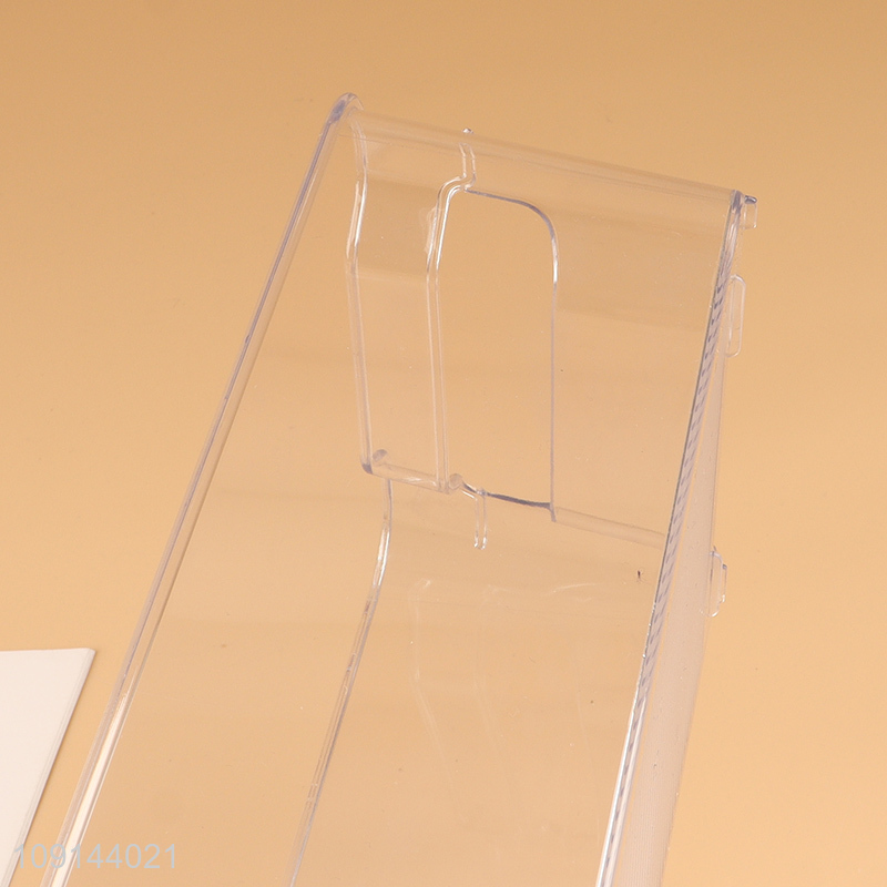 Hot items clear plastic fridge storage box with handle