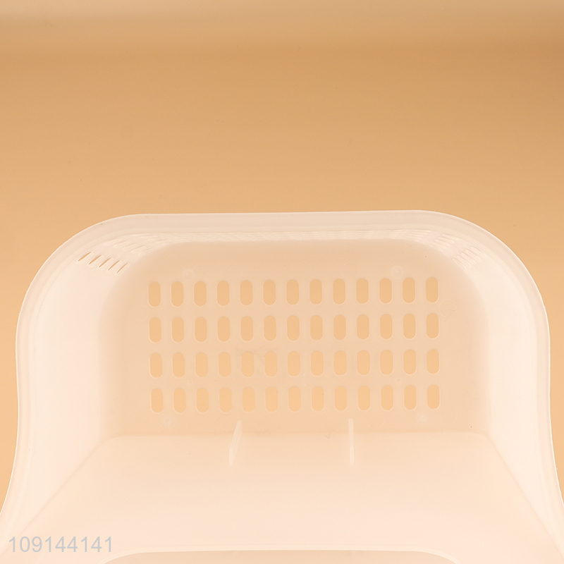 Most popular kitchen gadget vegetable fruits drain basket for sale