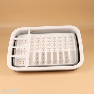 Popular products kitchen folding drain basket fruits vegetable drain basket