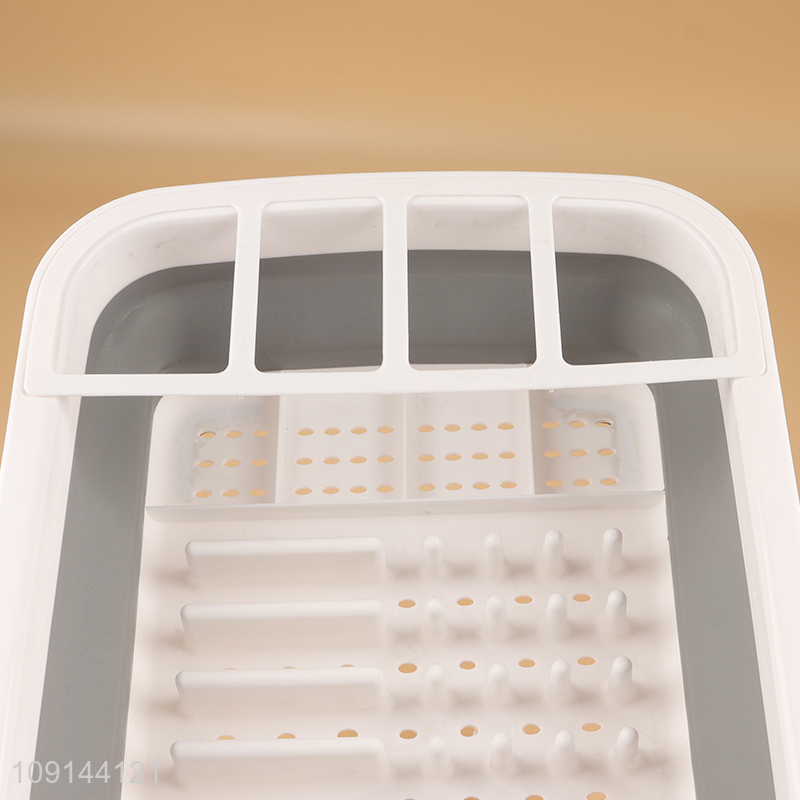 Popular products kitchen folding drain basket fruits vegetable drain basket