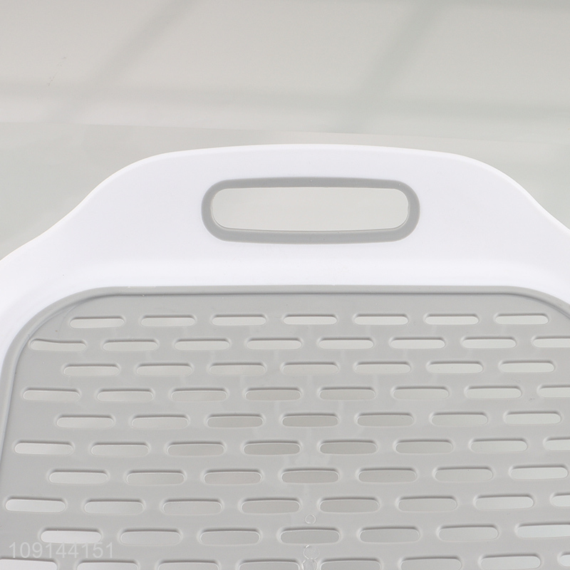 Top products kitchen supplies plastic drain tray with handle