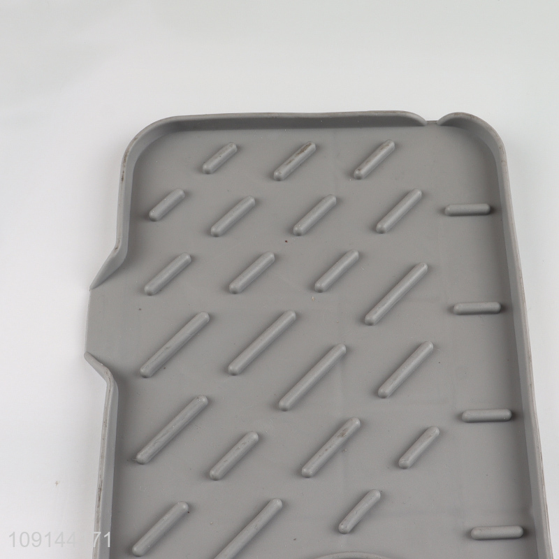 Wholesale faucet mat kitchen bathroom sink splash guard absorbent drain pad