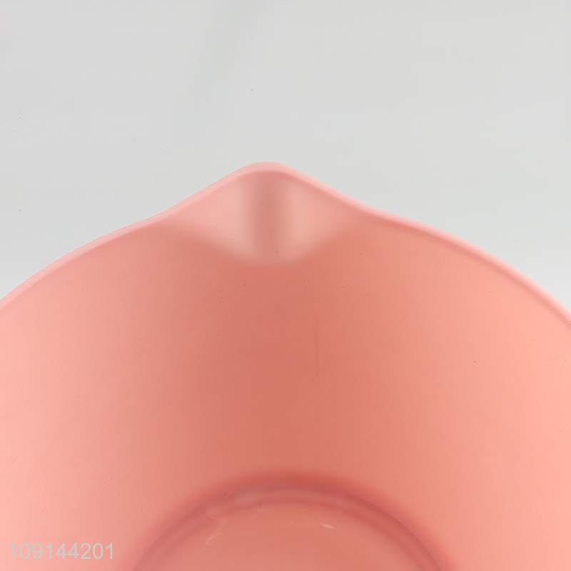 Best selling multicolor plastic kitchen tableware salad mixing bowl wholesale