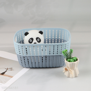 Top products multicolor hollow storage basket with handle