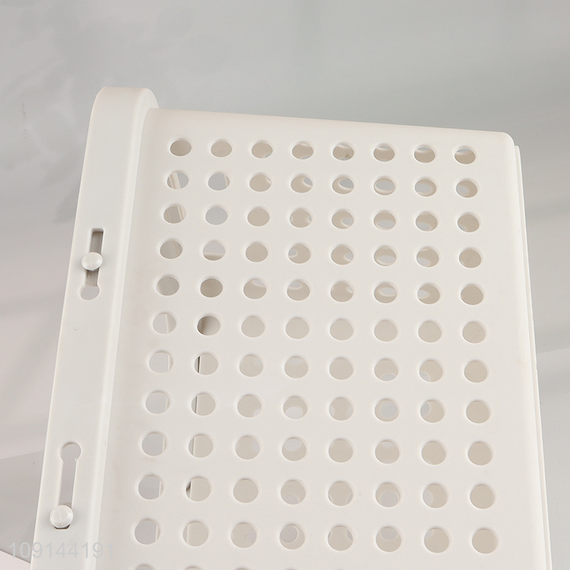 Top quality plastic portable hollow vegetable storage basket with handle