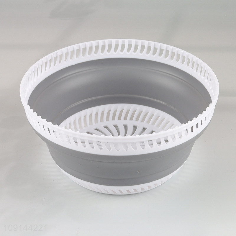 Hot items folding kitchen vegetable fruits washing drain basket