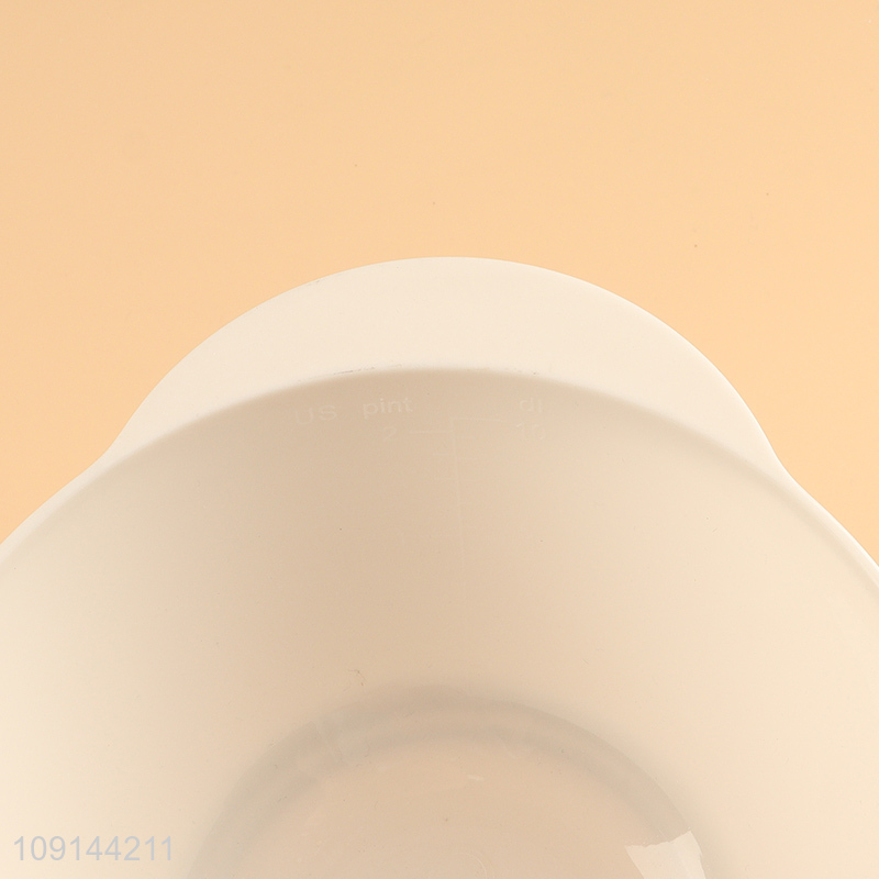 Latest products plastic kitchen salad mixing bowl for tableware