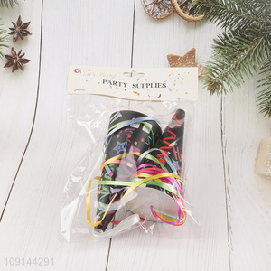 Top selling 2pcs party supplies colorful party popper wholesale