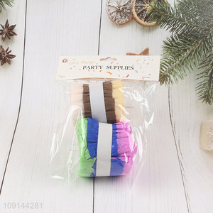 Wholesale Bright Colored Crepe Paper Ribbons Streamers for Party Decorations
