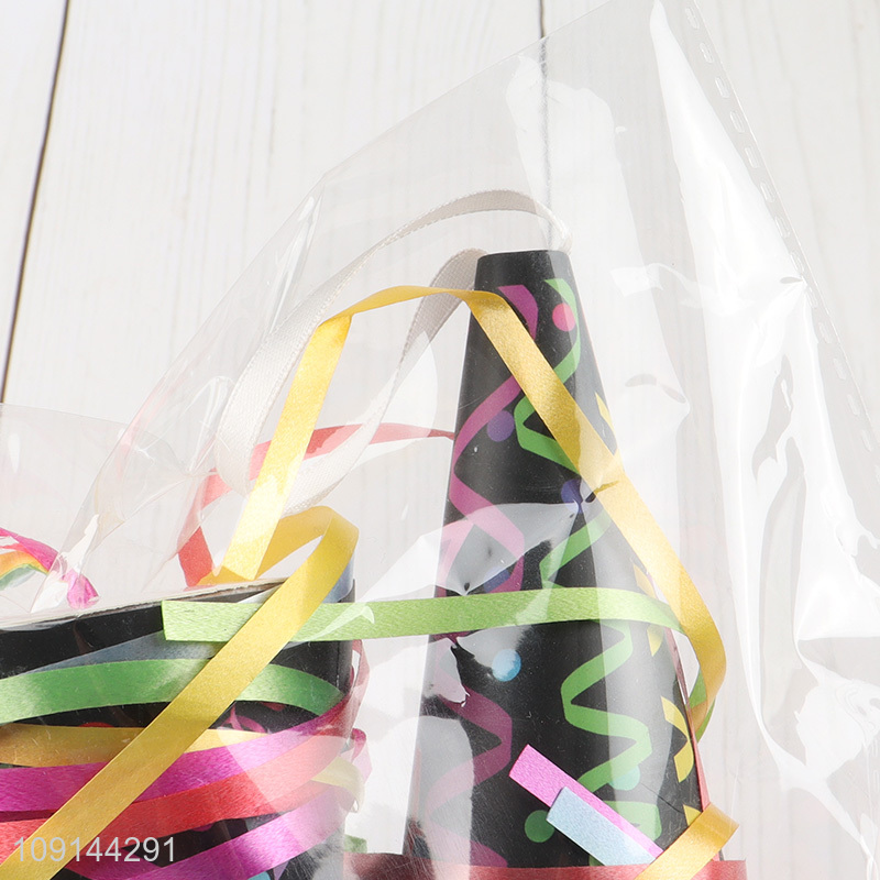 Top selling 2pcs party supplies colorful party popper wholesale