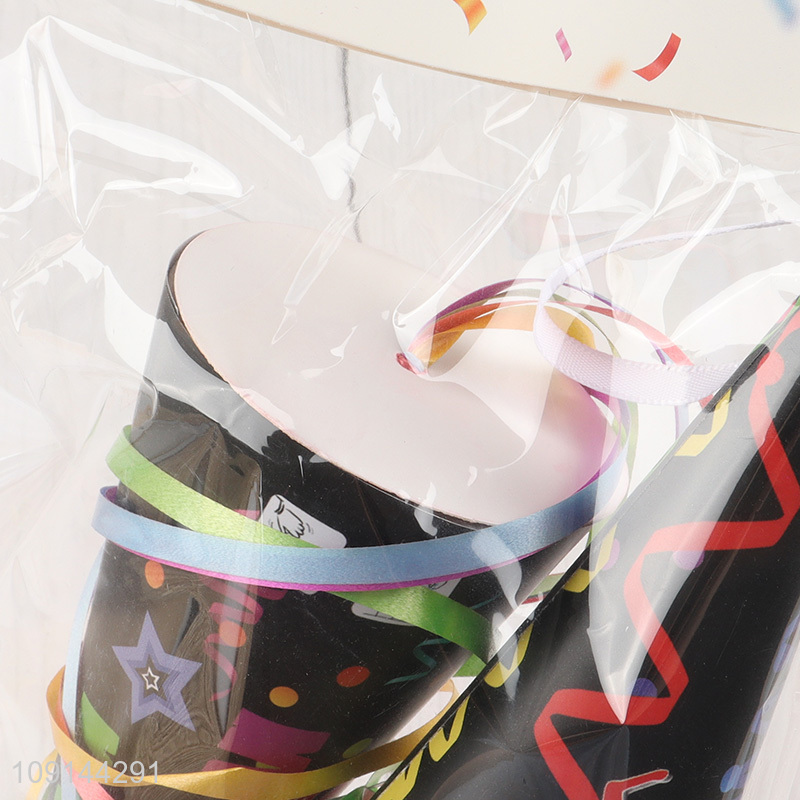 Top selling 2pcs party supplies colorful party popper wholesale